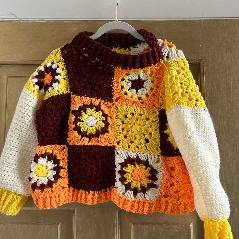 Crochet sweater